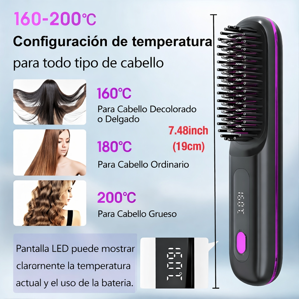 Maud Cepillo Alisador Portátil 3 en 1