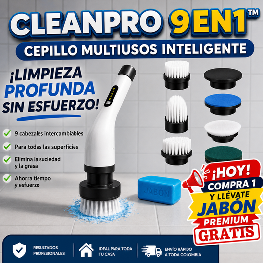 Cepillo Electrico De Limpieza 9 en 1