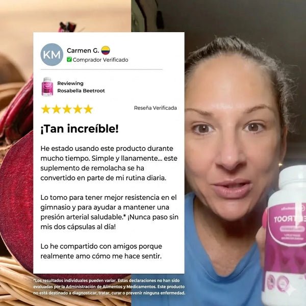 Rosabella Beetroot™ Cápsulas de Remolacha para favorecer la circulación y la vitalidad*