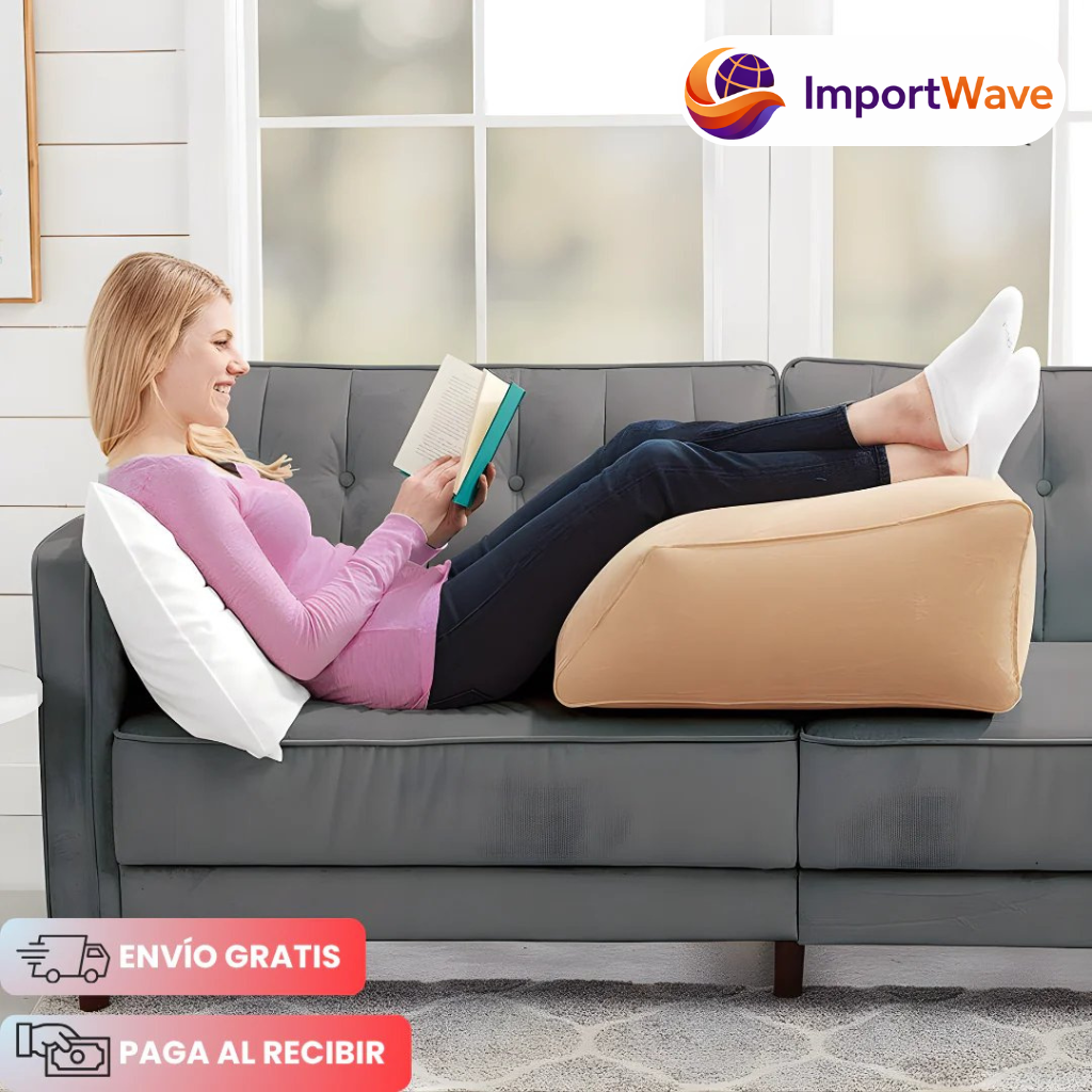CircuLift™ Pro – Almohada Elevadora para Piernas con Alivio Inmediatoe