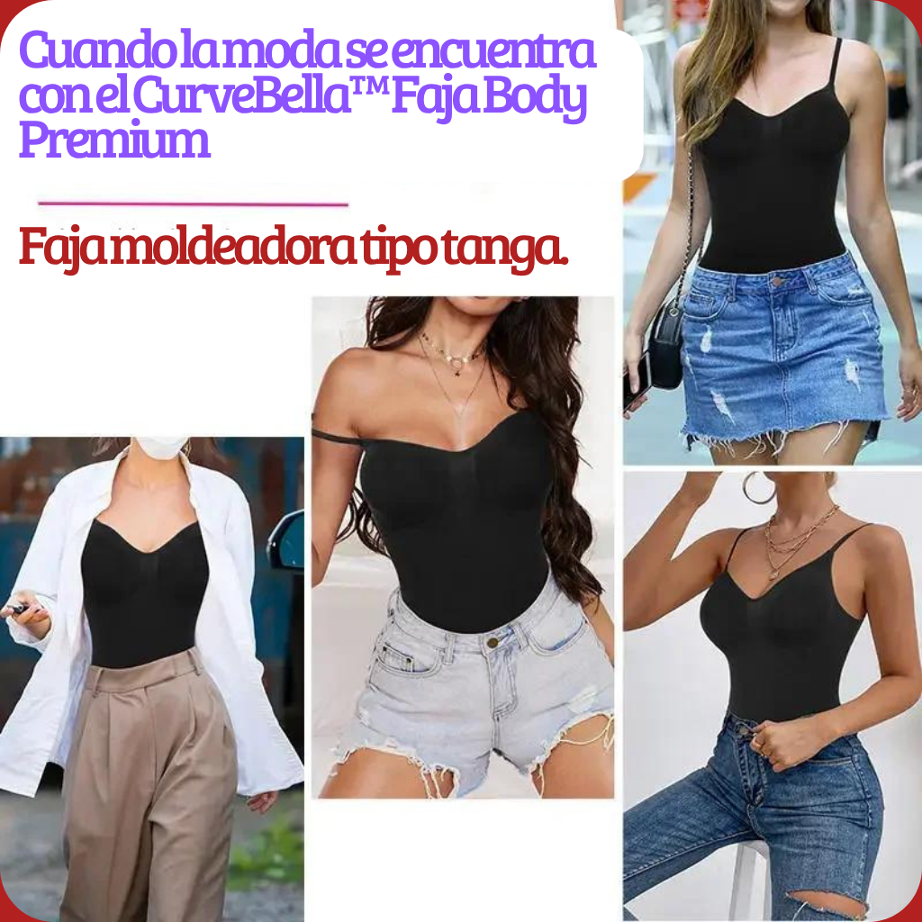 CurveBella™ Faja Body Premium - 🔥 Compresión inteligente para una figura más firme y estilizada