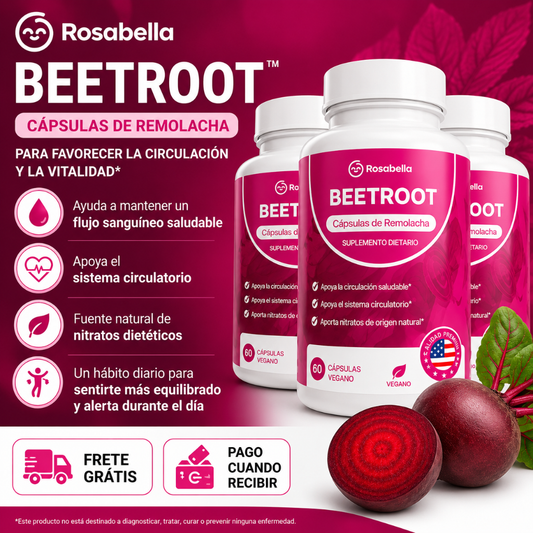 Rosabella Beetroot™ Cápsulas de Remolacha para favorecer la circulación y la vitalidad*