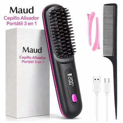 Maud Cepillo Alisador Portátil 3 en 1